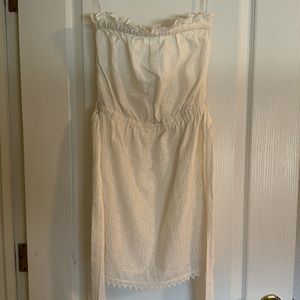 Lost + Wander White Tube Mini Dress Size S ***NEW WITH TAGS***